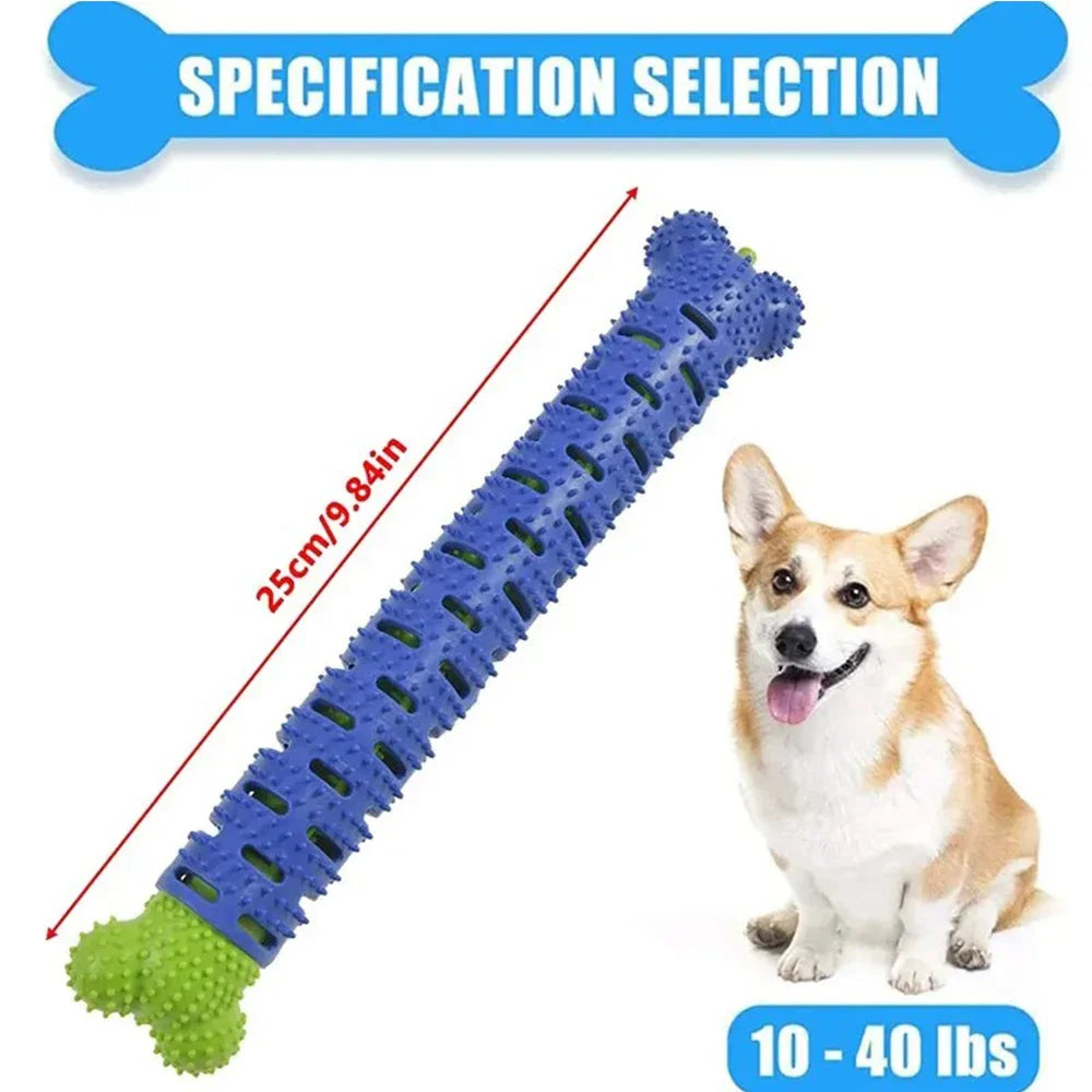 Dog Tooth Grinding Stick Food Grade Cleaning Massager Rubber Tooth Brush Chewing Toy Teeth Cleaning Pet with Slight Bite Force Lootquake LLC