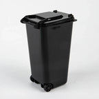 Mini Desktop Trash Can Plastic Waste Bins With Lid Household Clean Trash Desk