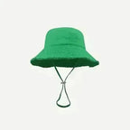 Luxury Bucket Beach Hat - Y2K Wide Brim Sun Hat - Wedding & Party Elegant