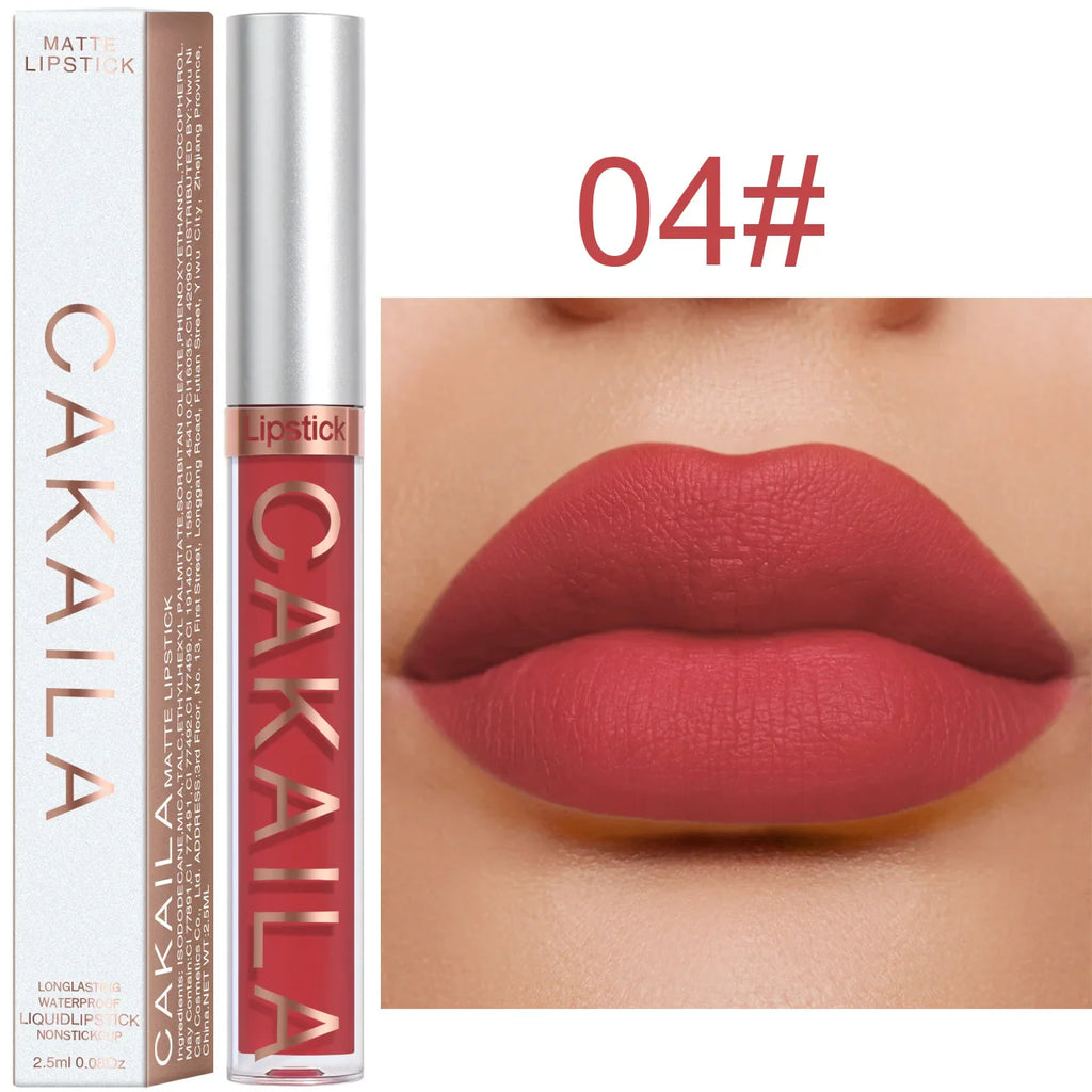 18 Color Lipstick Matte Non-stick Cup Waterproof Lip Gloss Lootquake LLC