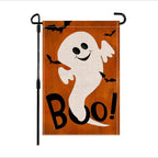 Halloween Garden Decor Flag Cartoon Pumpkin Ghost Skull Pattern Decorative Flag For Indoor Outdoor 2025 Halloween Party Decors Lootquake LLC
