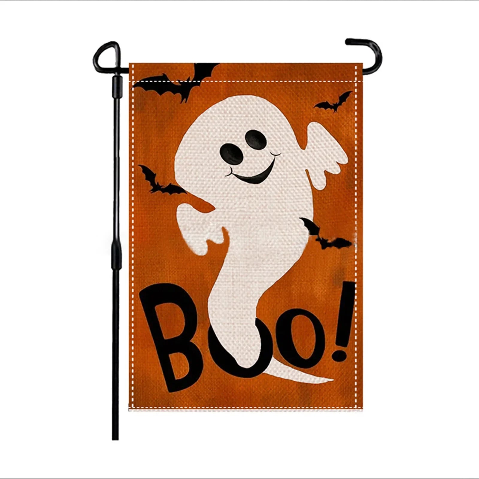 Halloween Garden Decor Flag Cartoon Pumpkin Ghost Skull Pattern Decorative Flag For Indoor Outdoor 2025 Halloween Party Decors Lootquake LLC