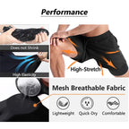Berserk Skull Print 2 in 1 Running Workout Shorts
