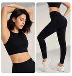 Women's High Waisted Leggings and Top THRIXINE