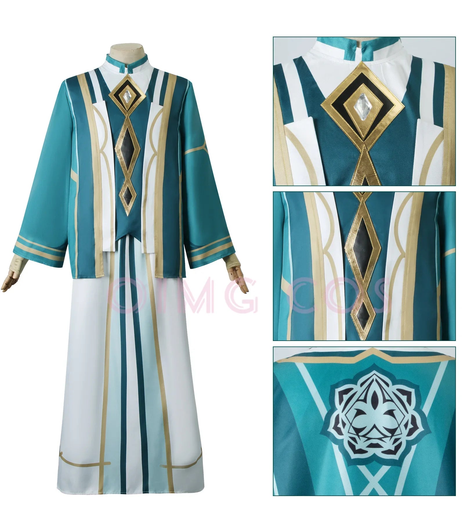 The Akademiya Cosplay CostumeImpact Carnival Uniform Wig Anime Halloween Costumes Men Game