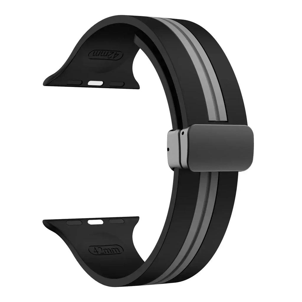Apple Watch Silicone Strap - Durable Magnetic Closure Design - SJB-DIAMOND ELITES