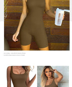 Seamless One-Piece Short Yoga Sportswear THRIXINE