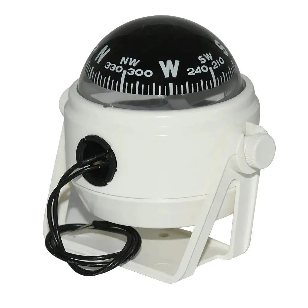 Navigation Car Compass For Marine Car Boat Pivoting Electronic LED Light Guide Ball Vehicle Navigation Tool Compass Accessories