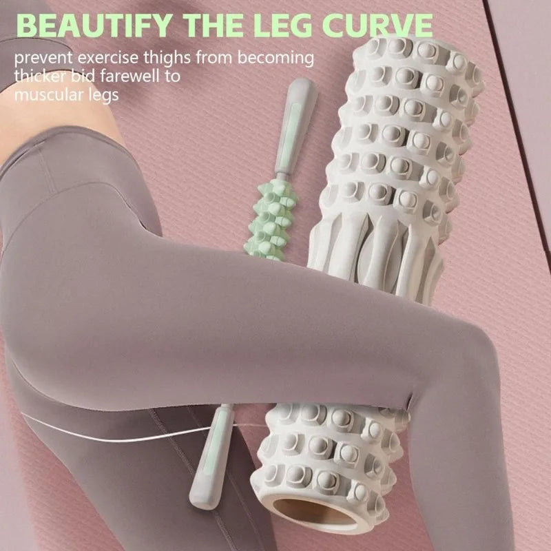 MuscleFlex Foam Roller: Stretch, Recover, Carry THRIXINE