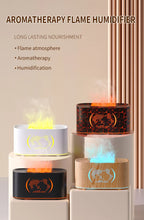 Map Humidifier Colorful Gradient Flame Aroma Diffuser Home Hotel Desktop USB Air Humidification Lootquake LLC