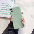 Ultra Thin Slim Fit Soft Grip Anti-Scratch Protective Cover Thicker Candy Phone Case for iPhone Soft Silicon Back Phone Cover for iPhone 12 13 Pro Max iphone Case