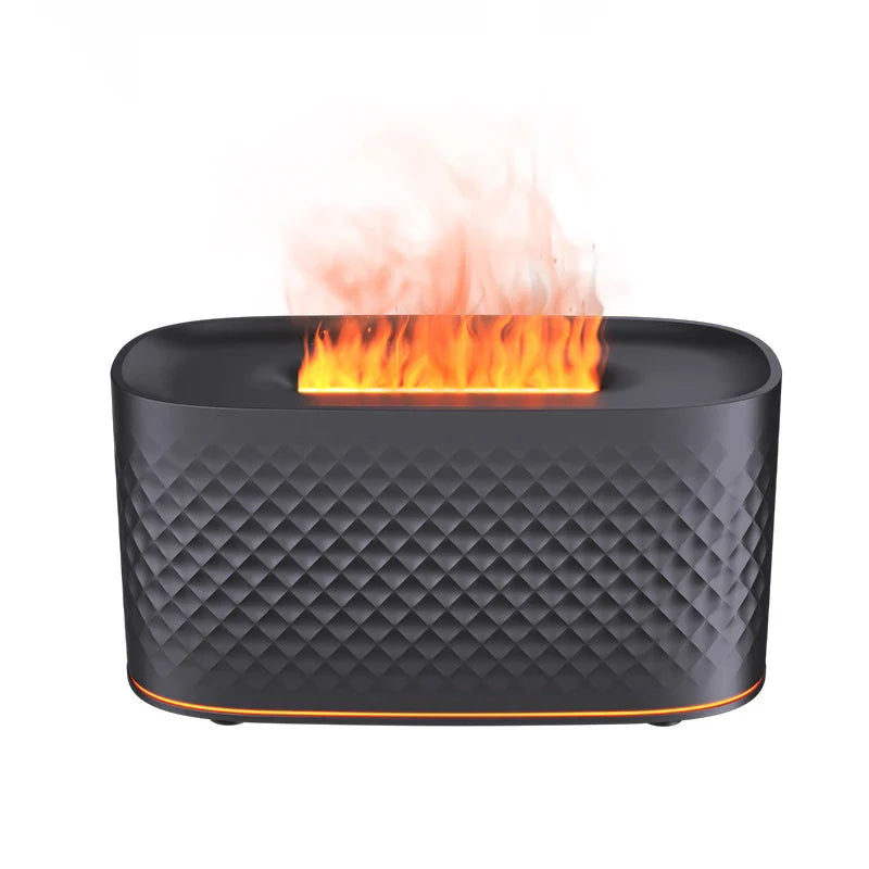 Colorful Simulation Flame Aroma Diffuser Home Hotel Desktop USB Air Humidifier Lootquake LLC