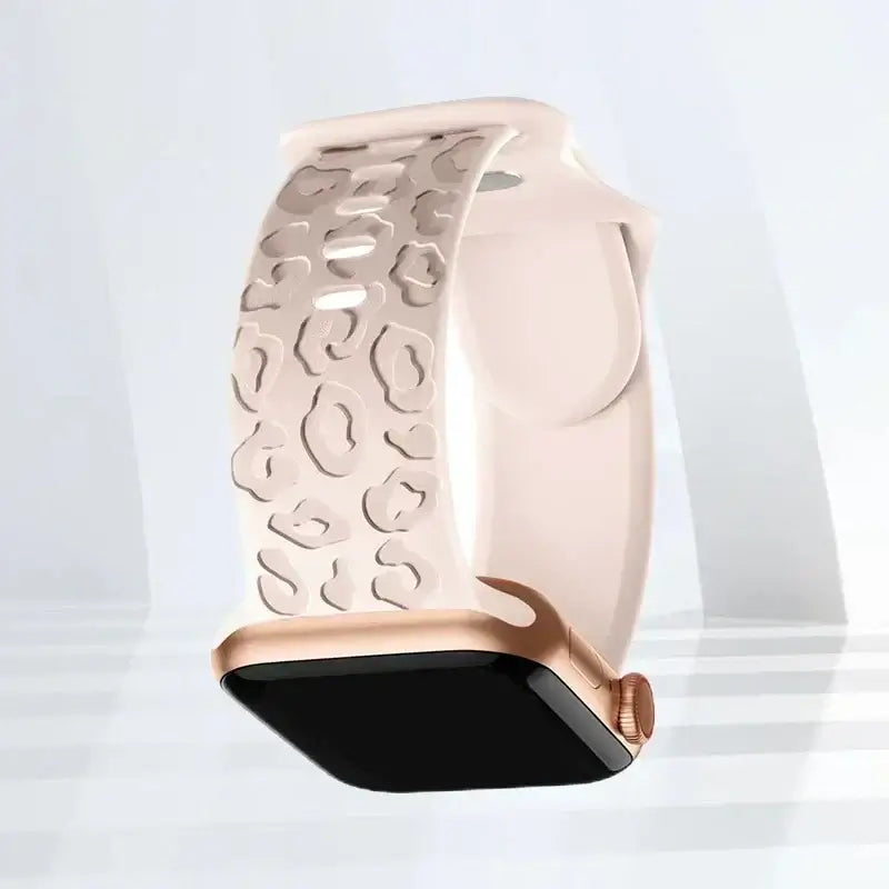 Apple Watch Silicone Strap - Stylish, Engraved Design - SJB-DIAMOND ELITES