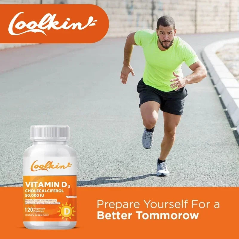 Vitamin D3 50000 IU - Immune Support, Promotes Muscle Health, Bones and Nervous System Health Lootquake LLC
