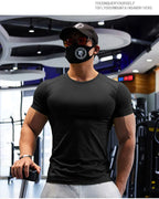 Man Plus Size Dry Fit Men's Sports T-shirts