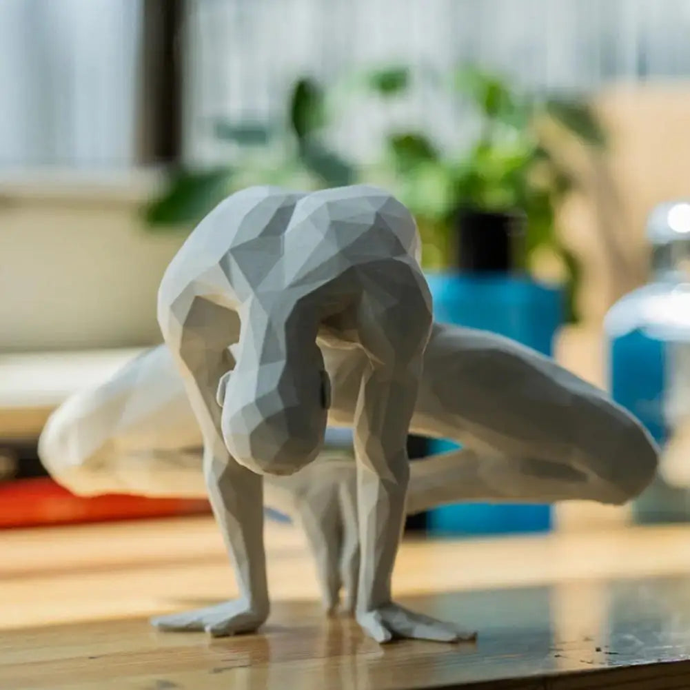 Yoga Man Meditating Abstract Statues Sculptures Yoga Figurine Nordic Living Room Home Decor Decoration Desk Ornaments Decor  ﻿
