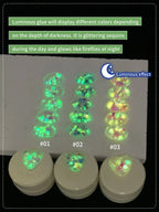 5g Fluorescent Disco Iuminous Sequin Gel Nail Polish Neon Ultraviolet LED Nail Gel Soak Off Gel Varnish Luminous Nail Art Gel Lootquake LLC