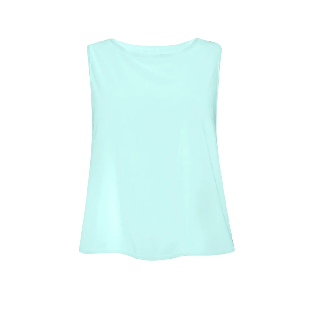 Women'S Solid Color Top Women'S Sports Suspender Top Women'S Fashion Hollow Back Sports Running Fitness Casual Hundred Yoga Top Lootquake LLC