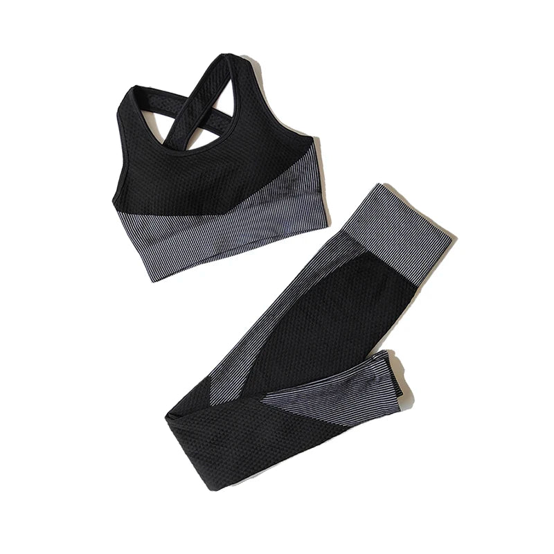 FlexFit Seamless Yoga Set: Comfy, Stylish, Versatile THRIXINE