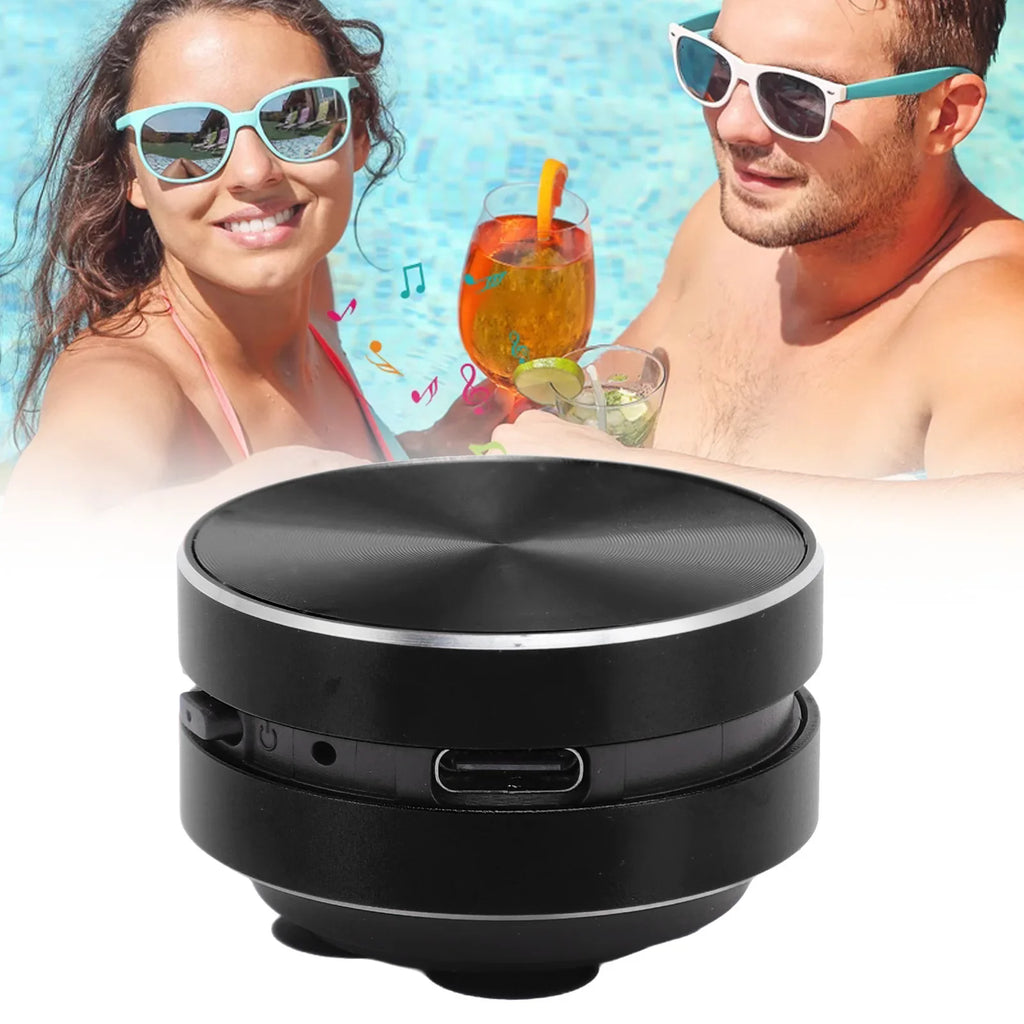 Bluetooth Bone Conduction Speaker Stereo Bass Portable Small Wireless Speaker with Suction Cup for Bathroom Outdoor Lootquake LLC