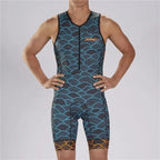 Zootekoi Triathlon Men's Breathable Sleeveless Jacket THRIXINE