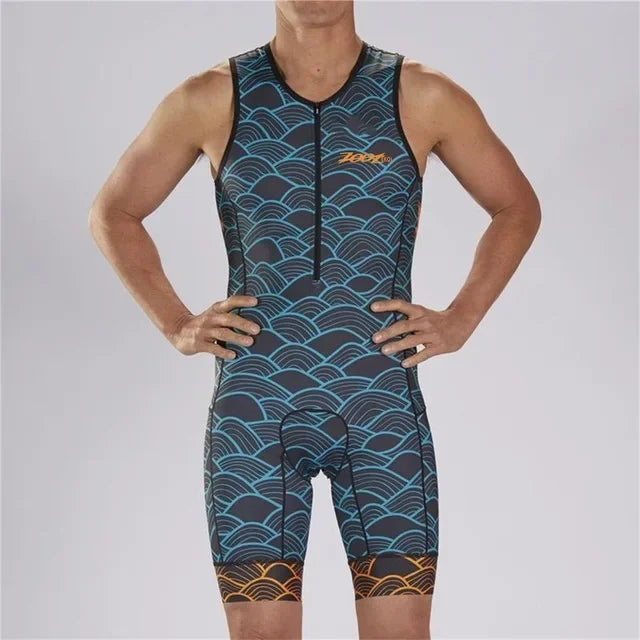 Zootekoi Triathlon Men's Breathable Sleeveless Jacket THRIXINE