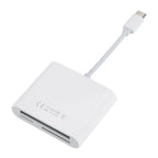 3 in 1 Type C To CF/SD/TF Card Adapter SD Card Adapter Memory Card Reader CF SD TF Compact Camera Card Reader for iPad iPhone 15