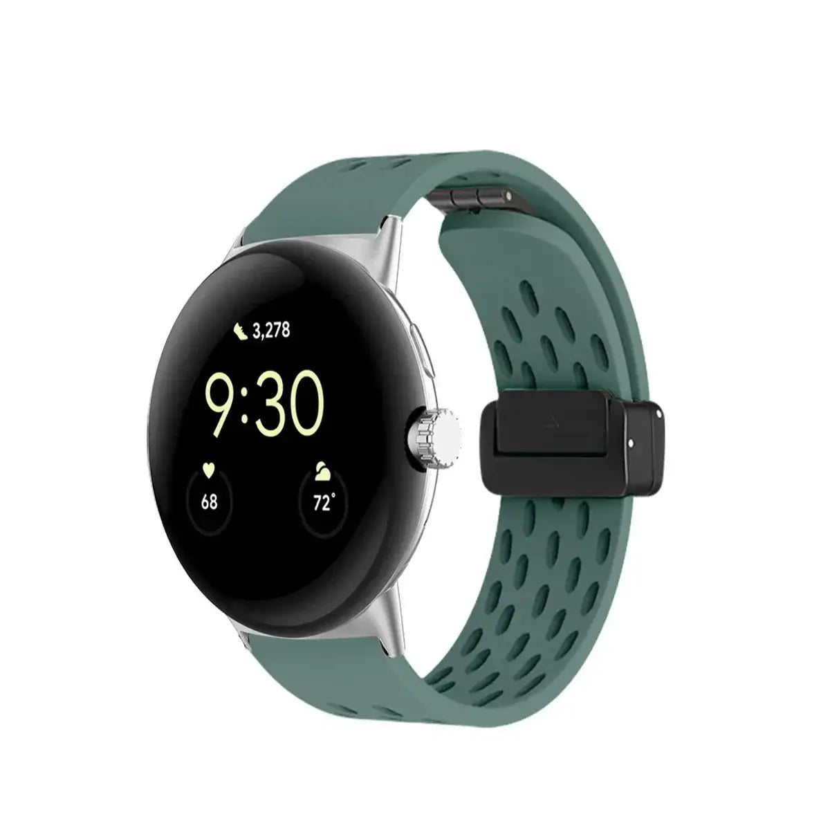 Google Pixel Silicone Band - Breathable With Magnetic Clasp BandsCo Straps
