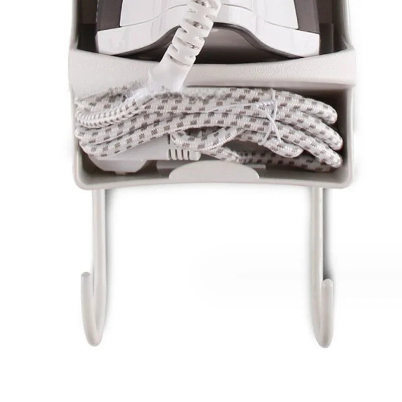 Wall Mounted Ironing Board Storage Holder Home Dryer Accessories Stand Heat-resistant Rack Hanging Hook Home Storage Supplies