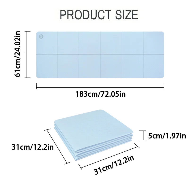 Foldable Yoga Mats Are Suitable for Travel Non-slip, Eco-friendly, Lightweight - SJB-DIAMOND ELITES