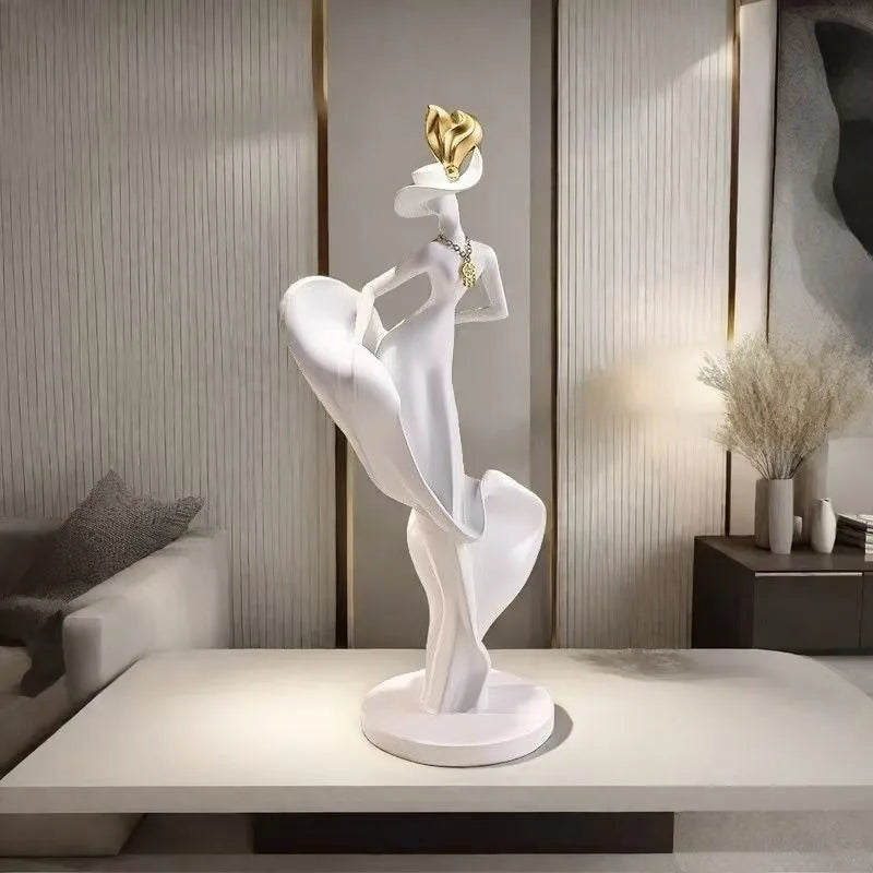 Abstract Character Art Living Room Ornaments Modern Simple Sculpture Decoration Crafts Creative Entrance Hall Home Decoration