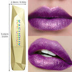 Diamond Shimmer Diamond Shimmer Purple Glitter Lip Tint Long Lasting Waterproof Lip oil for Women Girls Lips Make Up Cosmetics
