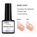 1pc/2pcs/3pcs 8Ml Functional Gel Nail Art Set with Base Coat and Diamond Top Coat,Matte Top ,Soak Off  for Nail Art Design Tool Lootquake LLC