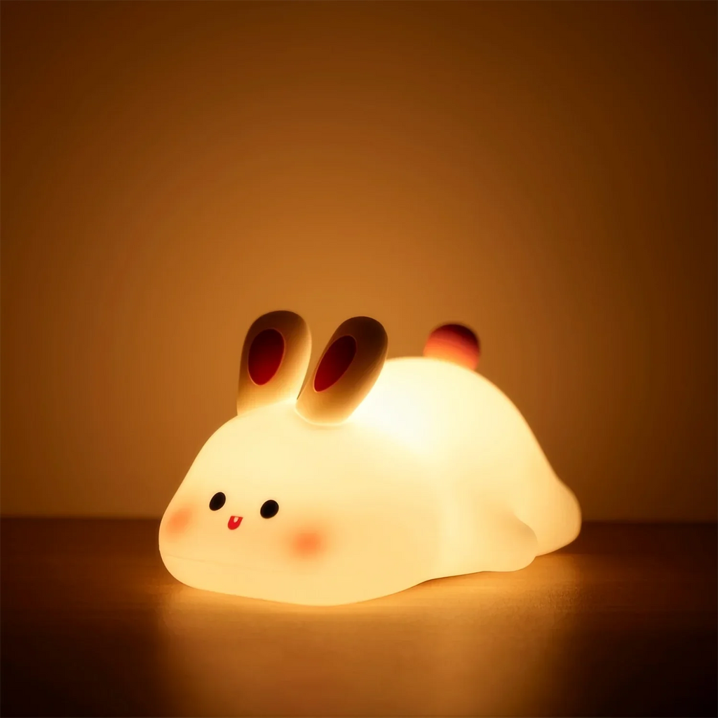Animal Led Night Light Rechargeable Dimmable Silicone Table Lamp Children's Night Light for Nursery Bedroom Cute Birthday Gift Pi-Mart