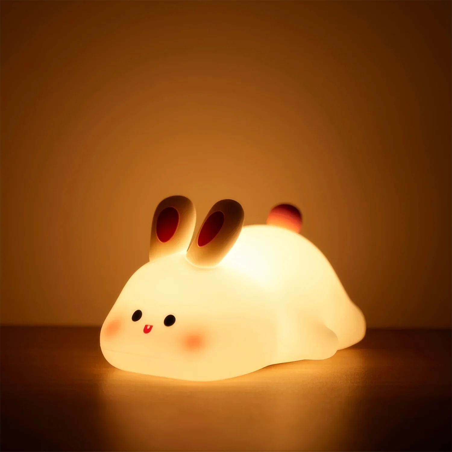 Animal Led Night Light Rechargeable Dimmable Silicone Table Lamp Children's Night Light for Nursery Bedroom Cute Birthday Gift Pi-Mart