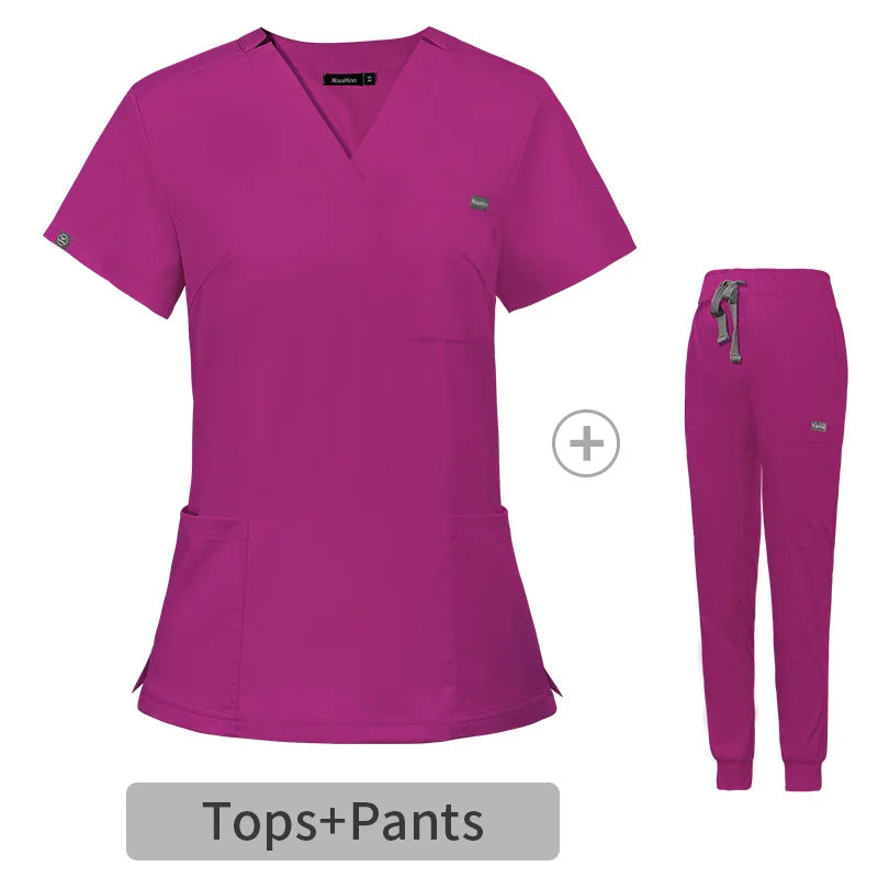 Multicolor Medical Surgery Scrub Set