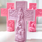 Cross Angel Virgin Mary Jesus Candle Silicone Mold Handmade Greek Mythology Sculpture Plaster Candle Soy Wax Mould Home Decor Lootquake LLC