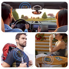 Bluetooth 5.4 Speaker Handsfree Car Kit Sun Visor Clip Wireless Audio Receiver Speakerphone Wireless Stereo MP3 Music Player Lootquake LLC