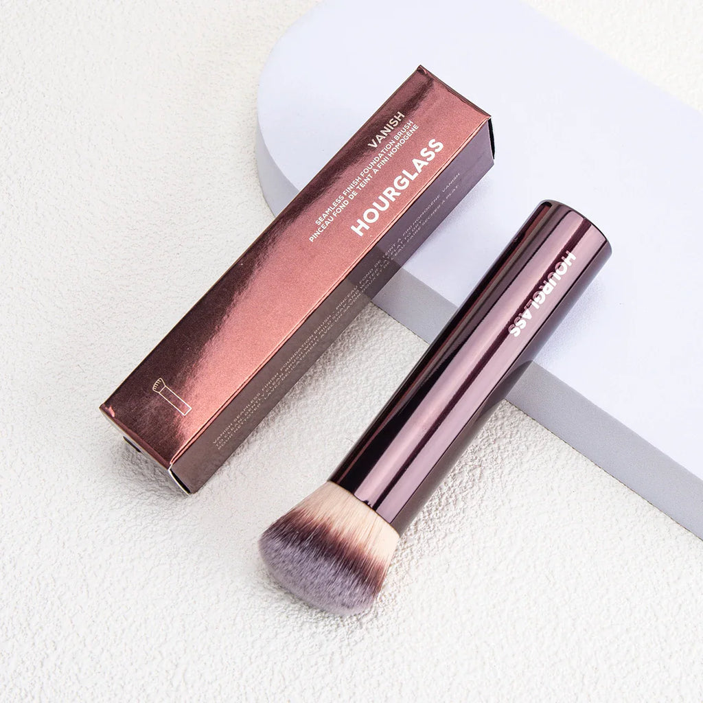 Hourglass Seamless Finish Foundation Brush Angled Foundation Brush Face Buildable Coverage Liquid Cream Foundation Makeup Tool Lootquake LLC
