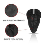2025 Bicycle Saddle 3D Soft Cycling Seat Cover MTB Mountain Bike Thickene Sponge Pad Outdoor Breathable Cushion Bike Accessories