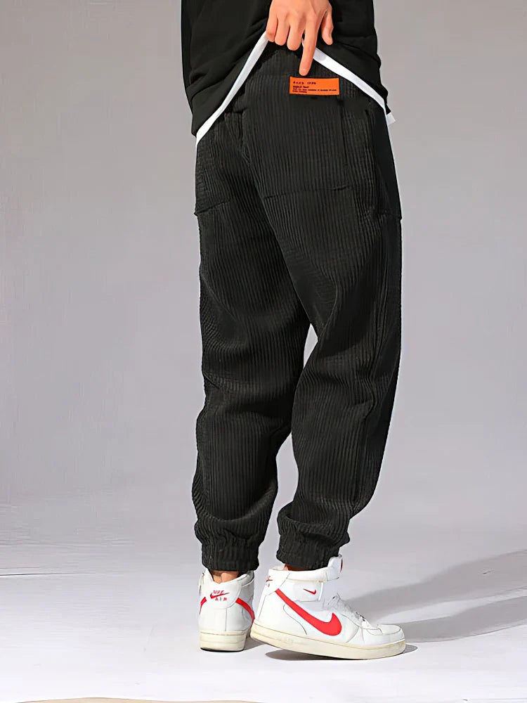 CozyRide Thermal Corduroy Joggers - Men's Sport Fit THRIXINE