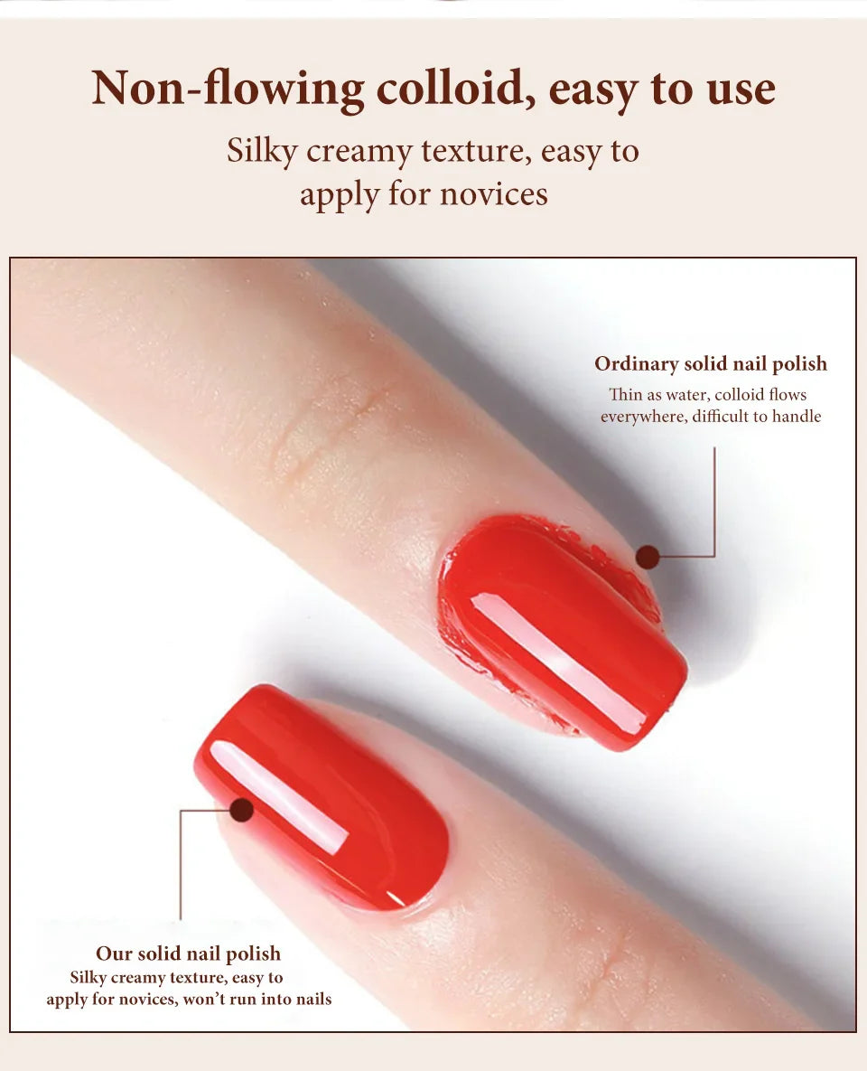 LIMEGIRL Solid Nail Art Gel Polish 15g 3 Colors Cream Soft Gel Polish for Nail Art Beginner DIY Design  Home/Salon Manicure Gift Lootquake LLC