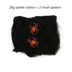 Halloween Decorations Artificial Spider Web Stretchy Cobweb Scary Party Halloween Decoration for Bar Haunted House Scene Props Lootquake LLC