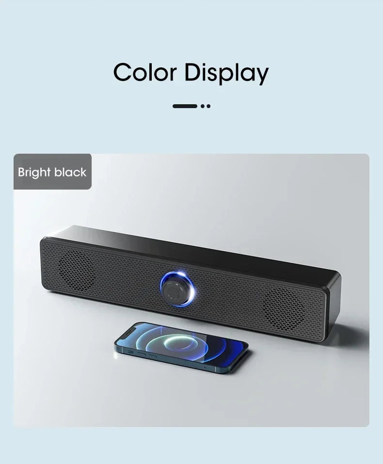 Computer Desktop High-quality Bluetooth Wired Dual-purpose High-volume Microphone Two-in-one Speaker Home Surround Audio System Lootquake LLC