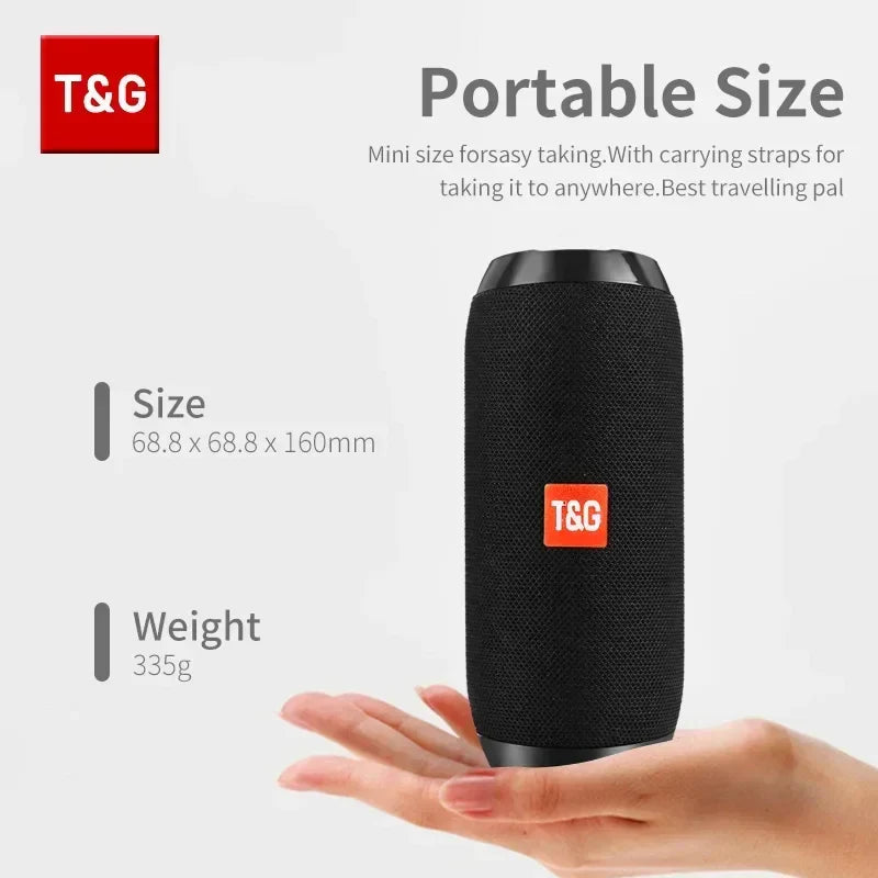 TG117 Bluetooth Speakers Portable Wireless Sound Box  Outdoor Waterproof Stereo Surround Supports TF Radio altavoz bluetooth Lootquake LLC