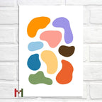 Abstract Pride Art Canvas Print Wall Decor LGBT Home Art Pi-Mart
