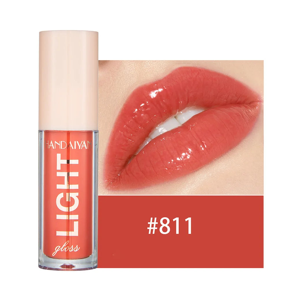 Mirror Lipgloss Moisturizing Sexy Lips Plumper Long Lasting Red Lip Gloss Tint Makeup Jelly Lip Glaze Cosmetics Lip Oil Lootquake LLC