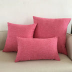 Solid Sofa Cushion Cover 30x50/40x40/45x45/40x60/50x50/55x55/60x60cm Decorative Throw Pillow Case For Car Seat Chair