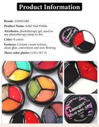 LIMEGIRL Solid Nail Art Gel Polish 15g 3 Colors Cream Soft Gel Polish for Nail Art Beginner DIY Design  Home/Salon Manicure Gift Lootquake LLC