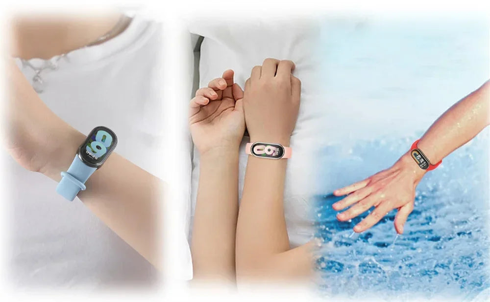 Sport Watchbands For Xiaomi Mi band 8-9 NFC Replacement miband9/8 silicone Bracelet waterproof Strap smart mi band 9 Accessories Lootquake LLC